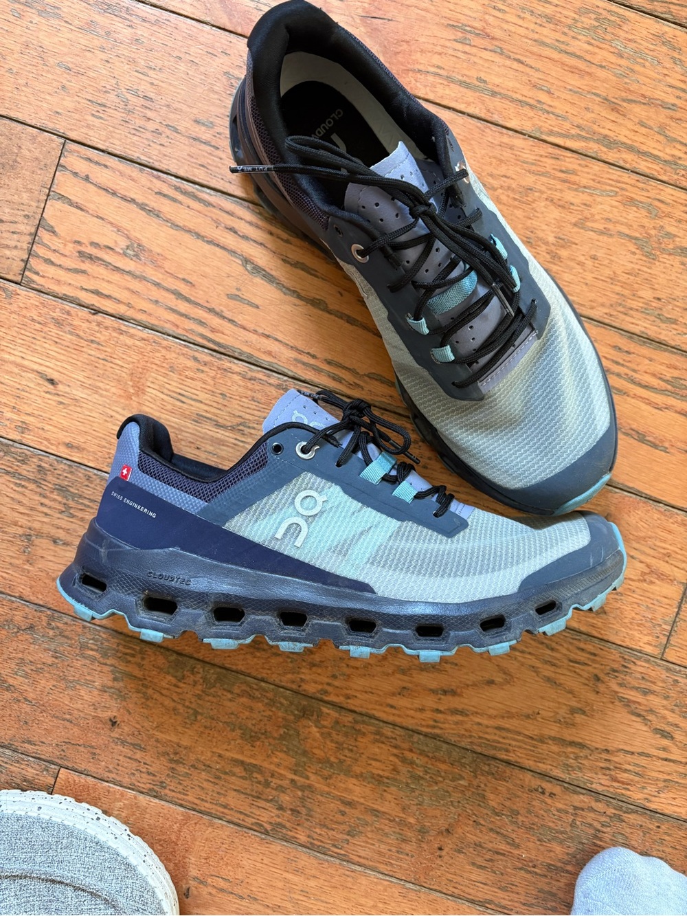 On Running Women’s Trail Shoes - Blue and Black